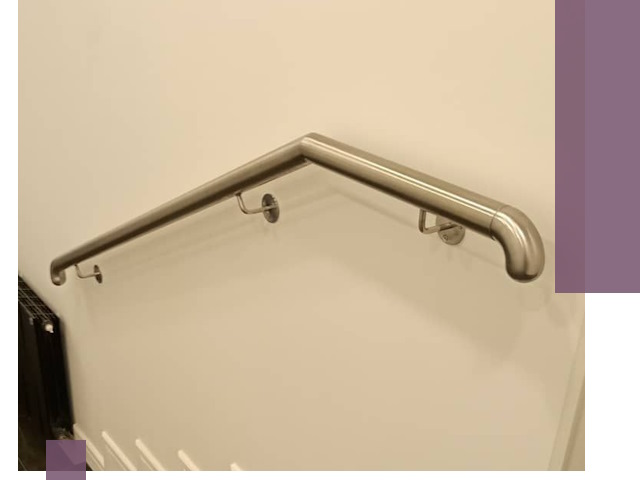 Изготовление пристенных поручней в Канске под ключ за сроки