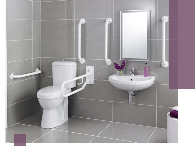 Поручни для санузлов в Канске: установка, ремонт и монтаж