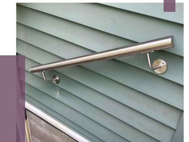 Поручни из нержавеющей стали в Канске от 8197 руб.  | ПРОЛЁТ-Кнс